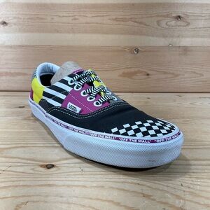 Vans Era Juxtapoze Pack Skate Shoes Unisex Men’s 7.5 Women’s 9 Black Pink Yellow